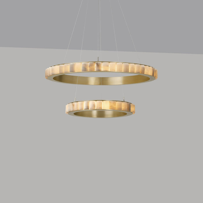 Avalon Halo LED Chandelier in Detail.