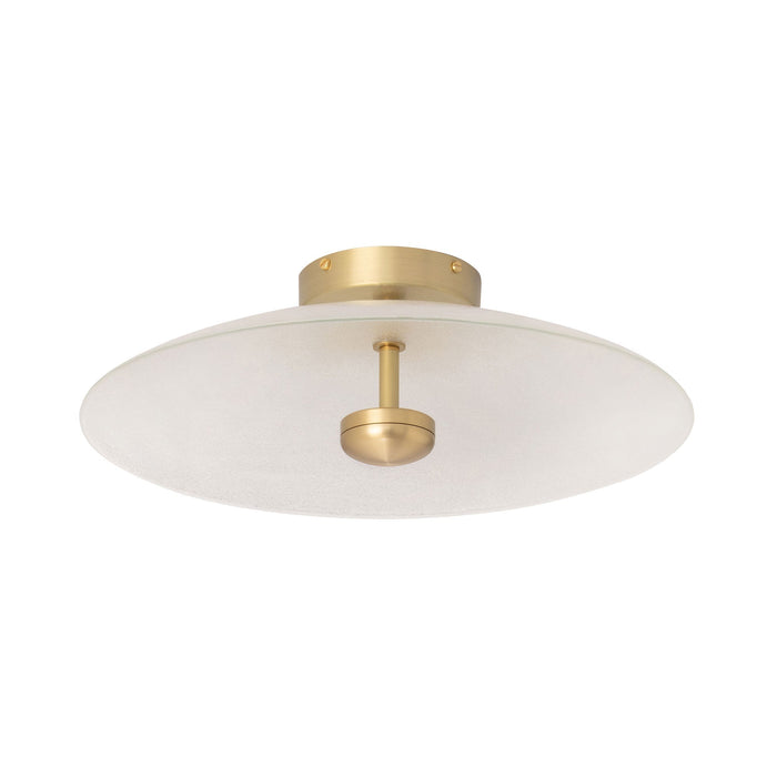Cielo LED Ceiling/Wall Light in Satin Brass (Large).
