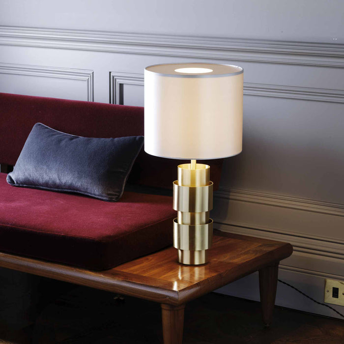 Ring Table Lamp in living room.