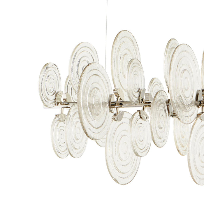 Discus Linear Pendant Light in Detail.