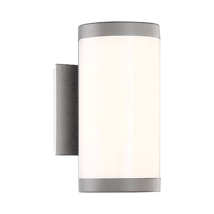 Cylo Outdoor LED Wall Light in Titanium (Small).