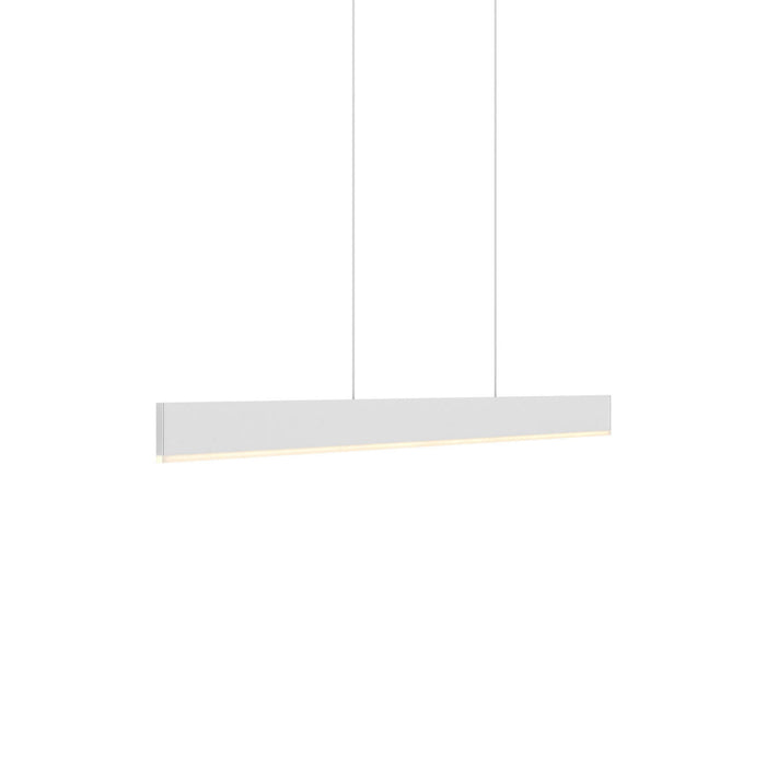 Beam Slim Linear LED Pendant Light in White (48-Inch).