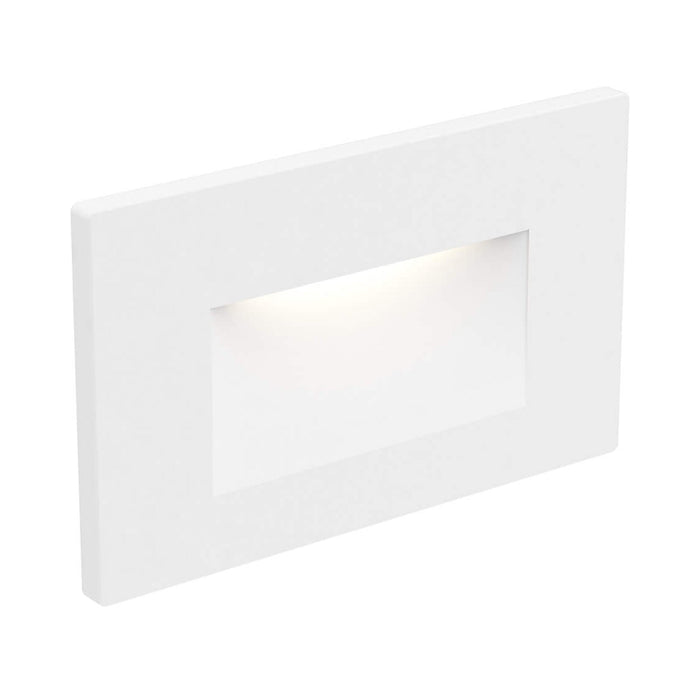 Camber LED Recessed Step Light in White.