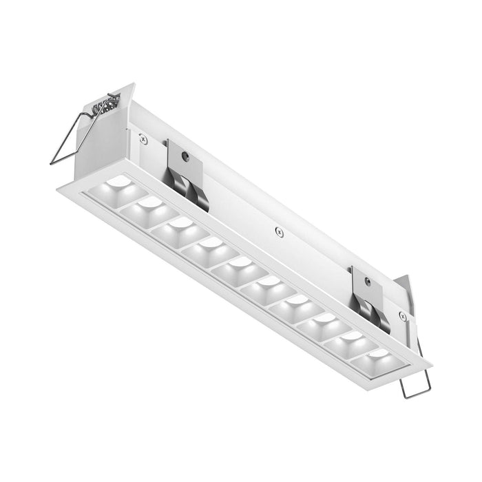 Pinpoint LED Recessed Down Light in All White (10-Light/Stable).