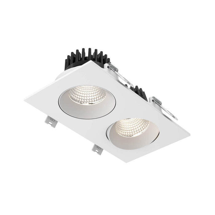 Revolve LED Recessed Down Light in White (2-Light/7.7-Inch).
