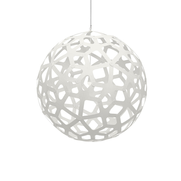 Coral Pendant Light in White/White (X-Large).