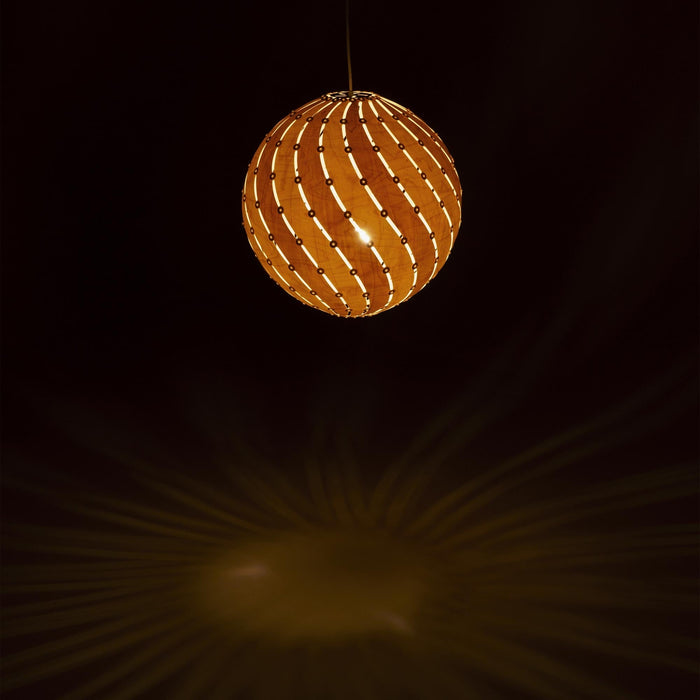 Ebb LED Bounce Pendant Light in exhibition.