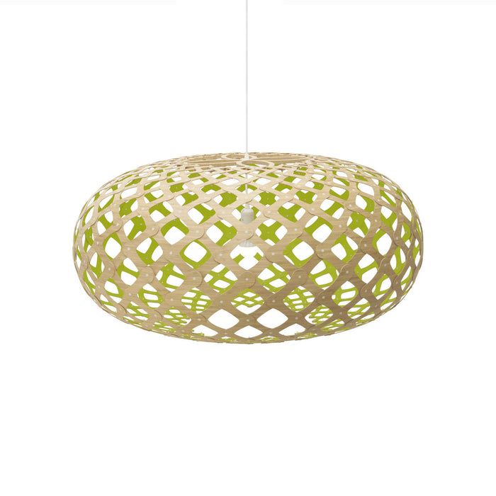 Kina Pendant Light in Bamboo/Lime (Large).
