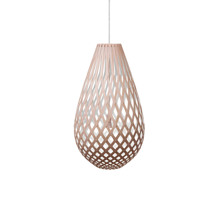 Koura Pendant Light in Bamboo/White (Large).