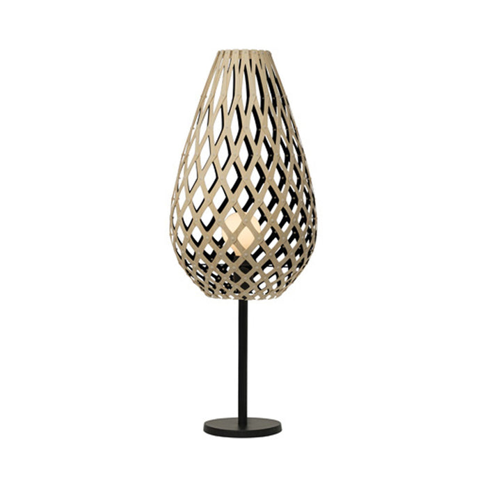 Koura Table Lamp in Bamboo/Black.