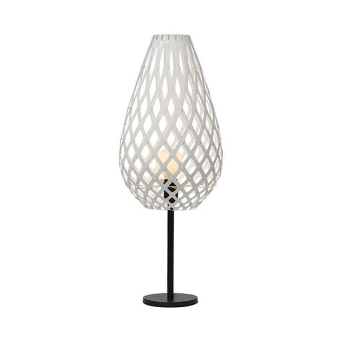 Koura Table Lamp in White/White.