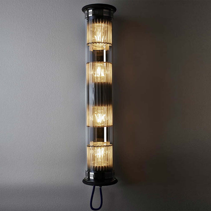In The Tube Vertical Pendant Light in Large/Silver/Gold.