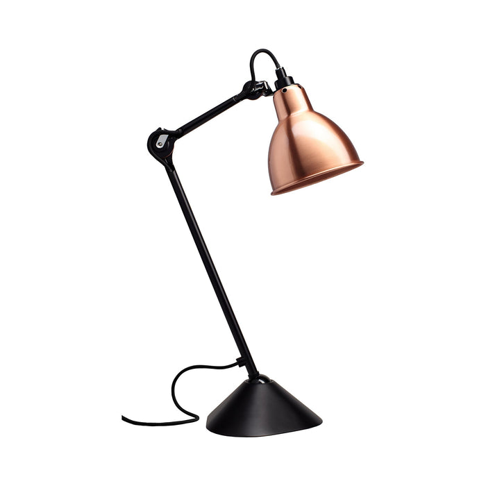 Lampe Gras N°205 LED Desk Lamp in Copper (Round Shade).