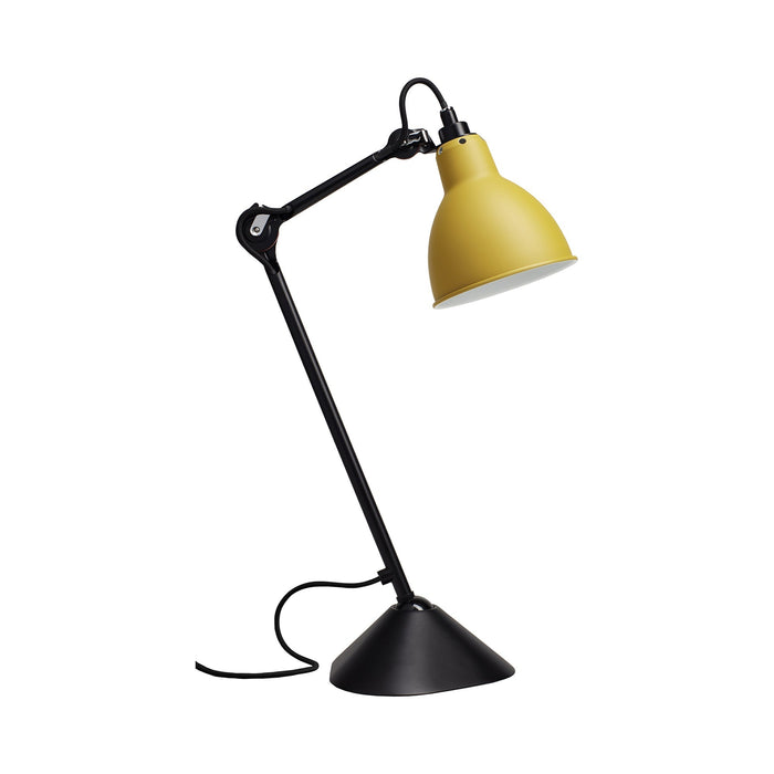 Lampe Gras N°205 LED Desk Lamp in Yellow (Round Shade).
