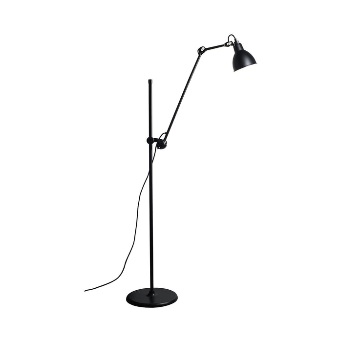 Lampe Gras N°215 LED Floor Lamp in Black (Round Shade).