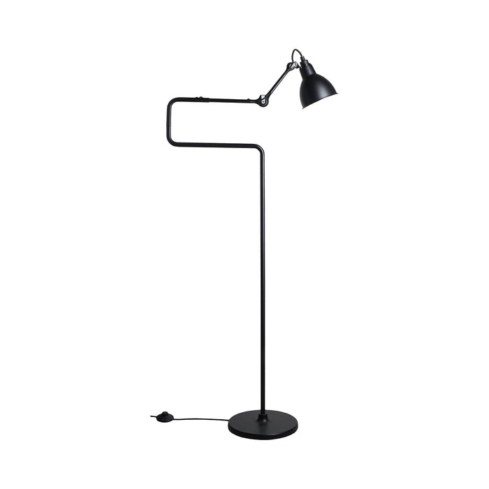 Lampe Gras N°411 LED Floor Lamp in Black (Round Shade).