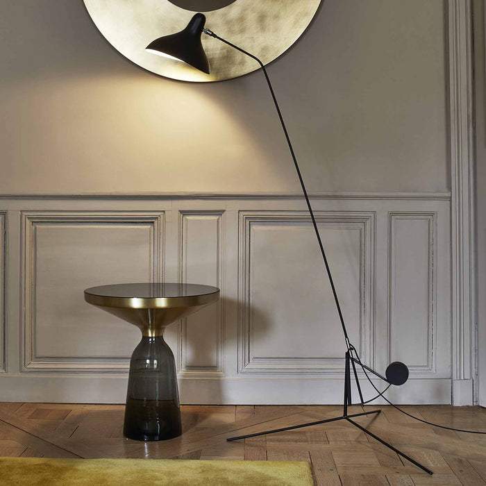 Mantis BS1 LED Floor Lamp in living room.