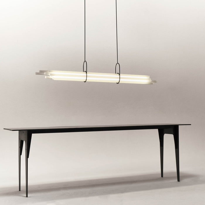 NL12 LED Pendant Light in dining room.