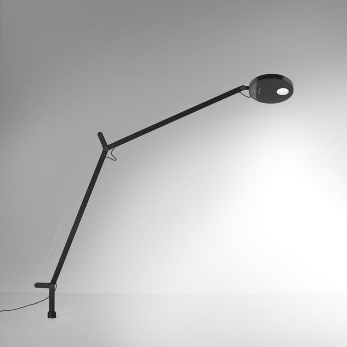Demetra Classic LED Table Lamp in Matte Black/Inset Pivot (2700K).