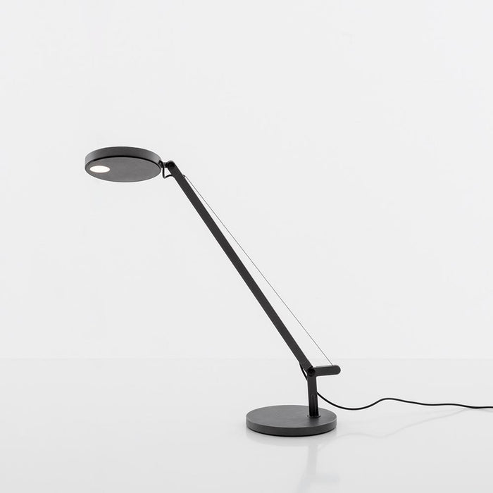Demetra Micro LED Table Lamp in Matte Black (2700K).