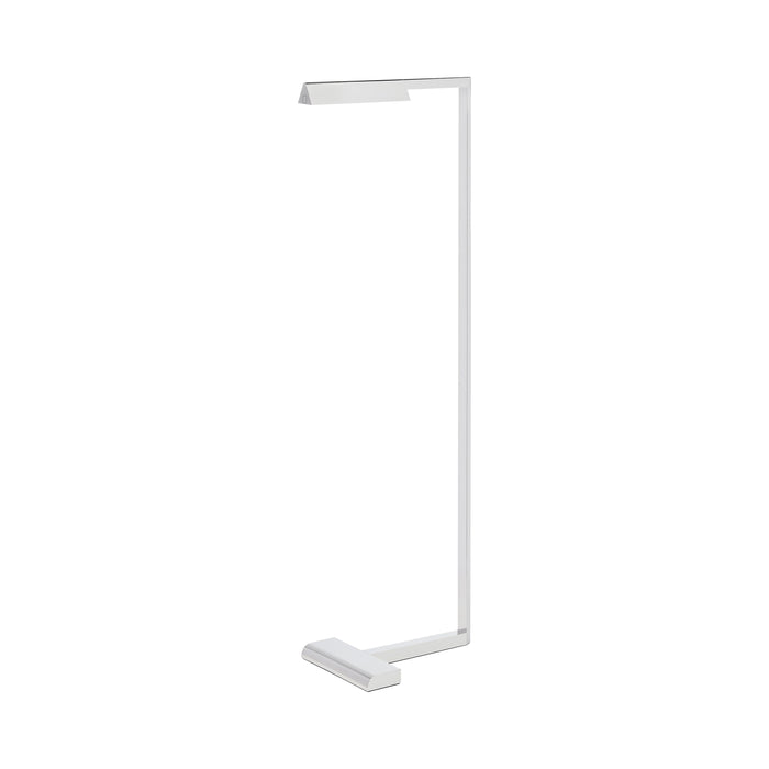 Dessau LED Floor Lamp in Small/Polished Nickel.