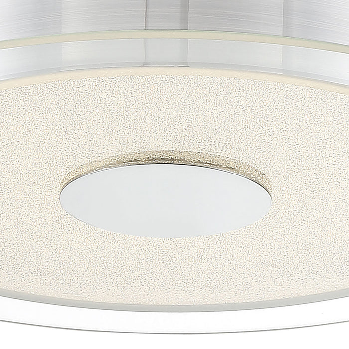 Diamond Dust LED Flush Mount Ceiling Light Detail.