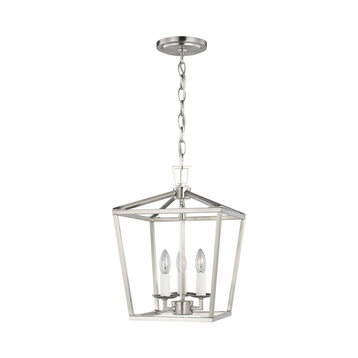 Dianna Pendant Light in Small/Brushed Nickel.