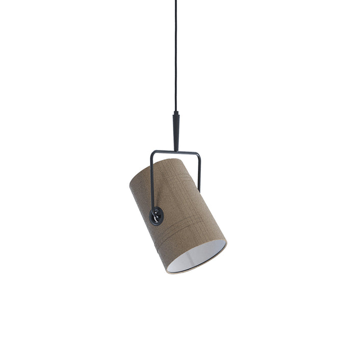 Fork Pendant Light in Anthracite/Grey (Small).
