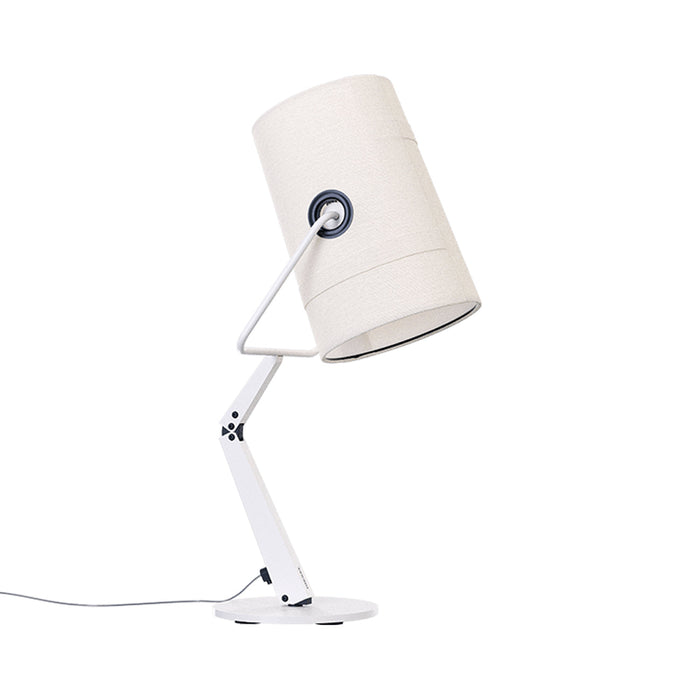 Fork Table Lamp in Ivory/Ivory.