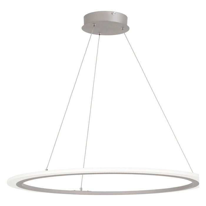 Discovery LED Pendant Light in Chrome.