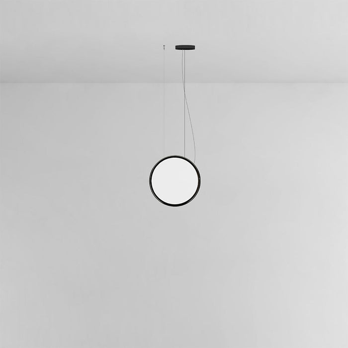 Discovery LED Vertical Suspension Light in Black/Standard (Small).