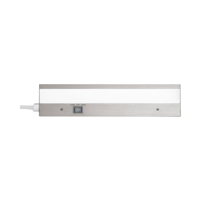 Duo AC-LED Color Options Light Bars Undercabinet Light in Brushed Aluminum (8-Inch).