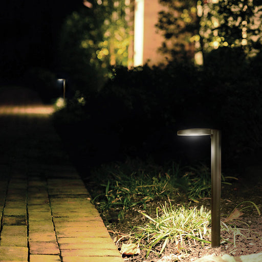 Eclipse LED Path Light in outside area.