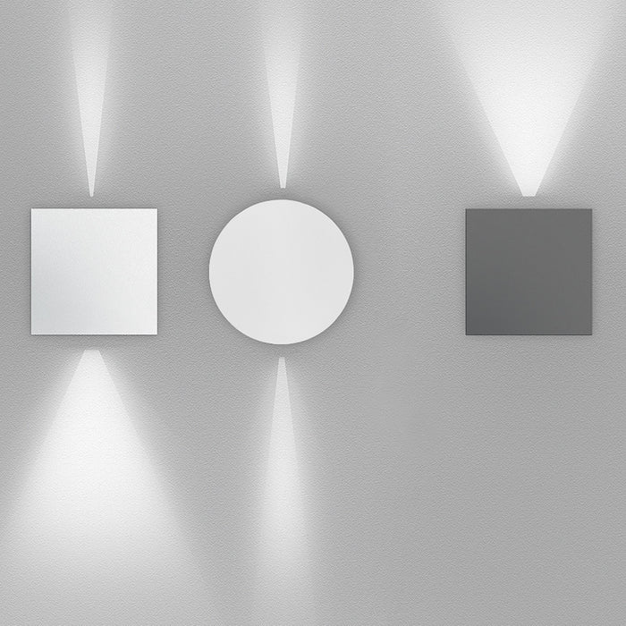 Effetto Square Outdoor LED Wall Light in Detail.