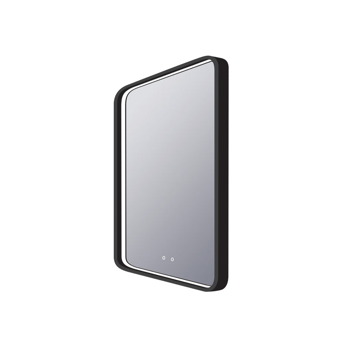 Eminence LED Lighted Mirror in Matte Black (Small).
