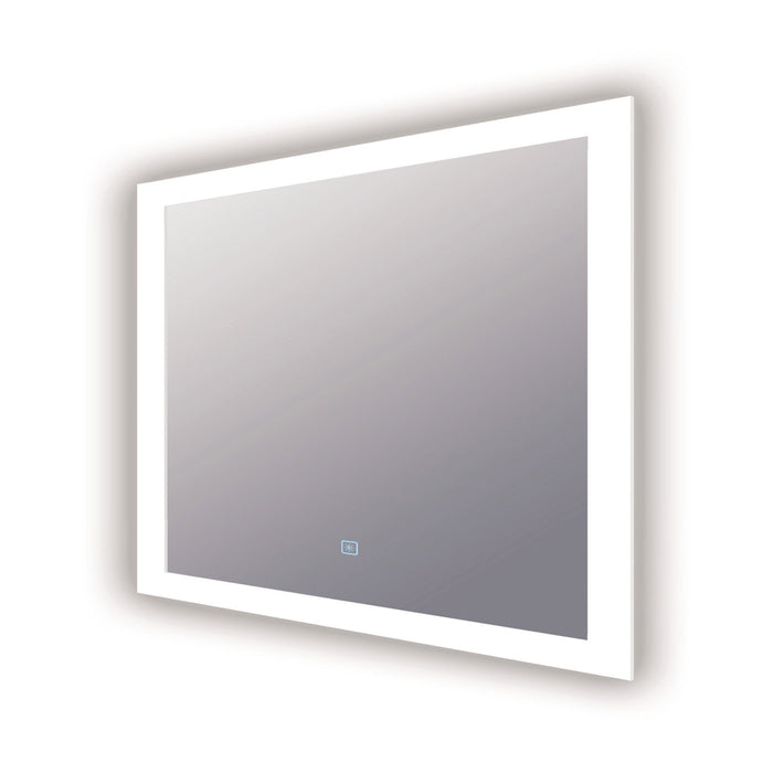 Silhouette LED Lighted Mirror in Horizontal Rectangular/Small.