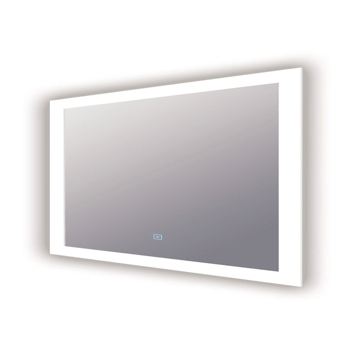Silhouette LED Lighted Mirror in Horizontal Rectangular/Large.
