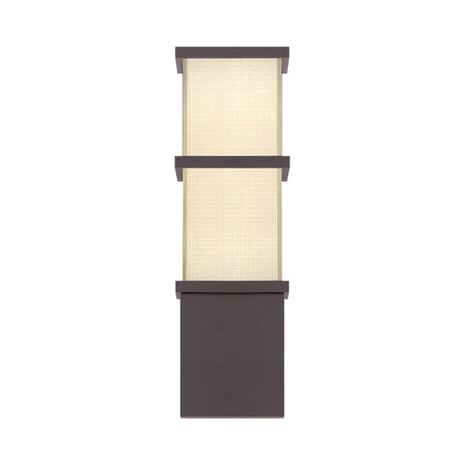 Elevation Outdoor LED Wall Light in Black.
