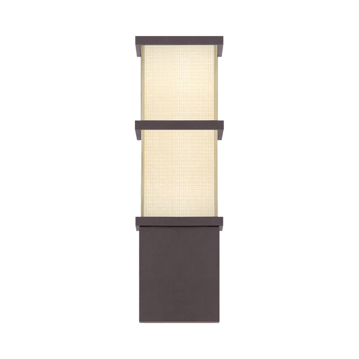 Elevation Outdoor LED Wall Light in Black.