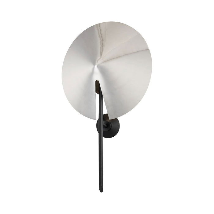 Equilibrium Wall Light in Polished Nickel/Black.