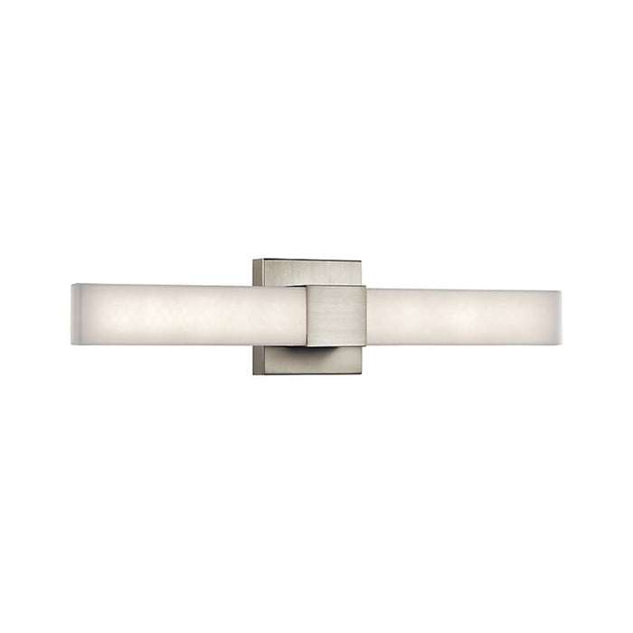 Esprit LED Bath Vanity Wall Light in Small/Brushed Nickel.