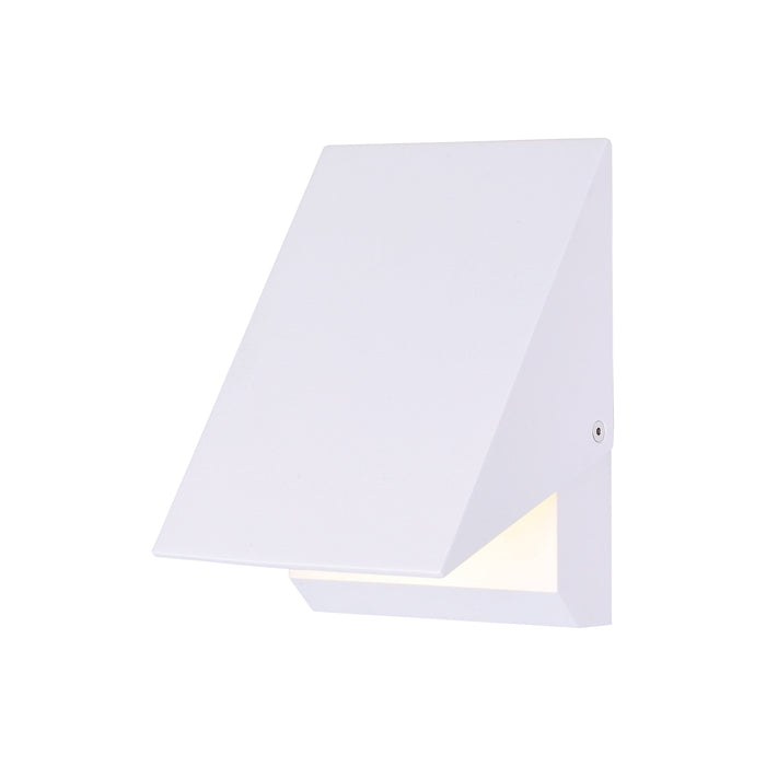 Alumilux Tilt Outdoor LED Wall Light in White.