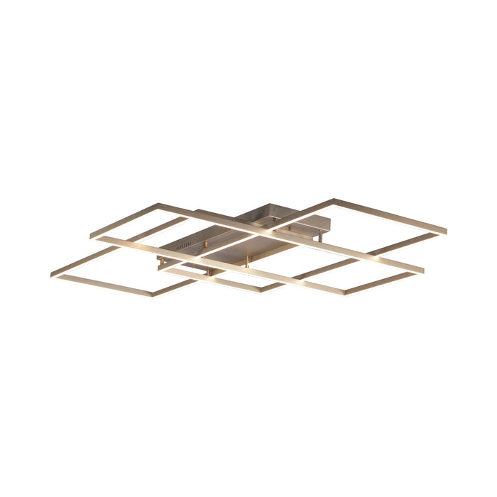 Traverse LED Flush Mount Ceiling Light in 67.75-Inch/Champagne.