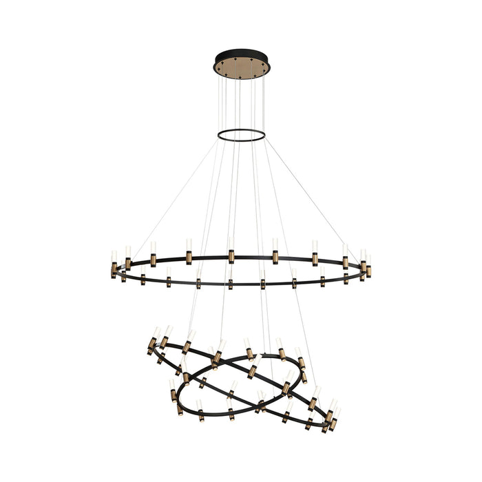 Albany LED Multi Tiered Chandelier in Detail.