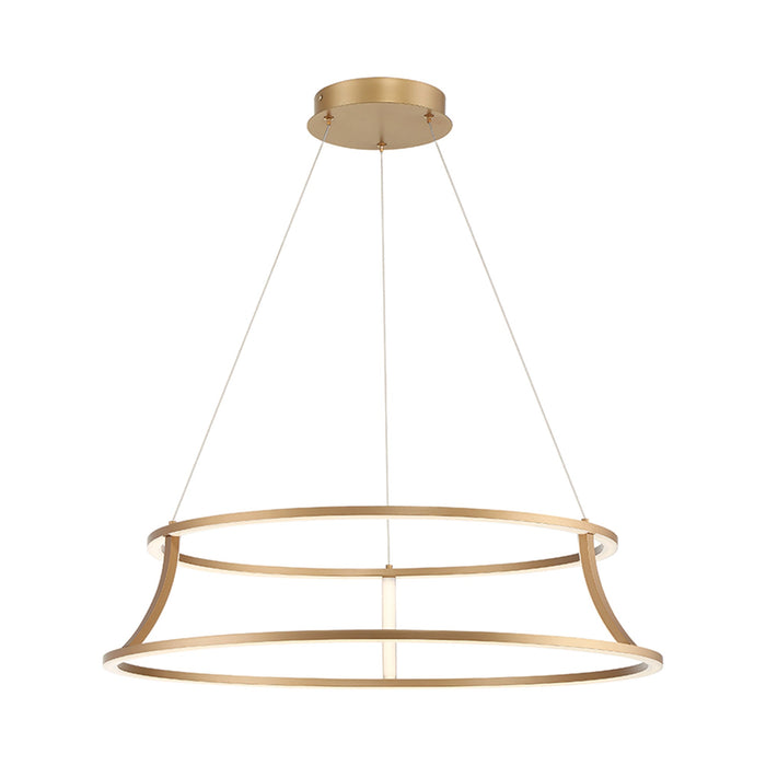 Cadoux LED Chandelier in Coffee Gold (Large).