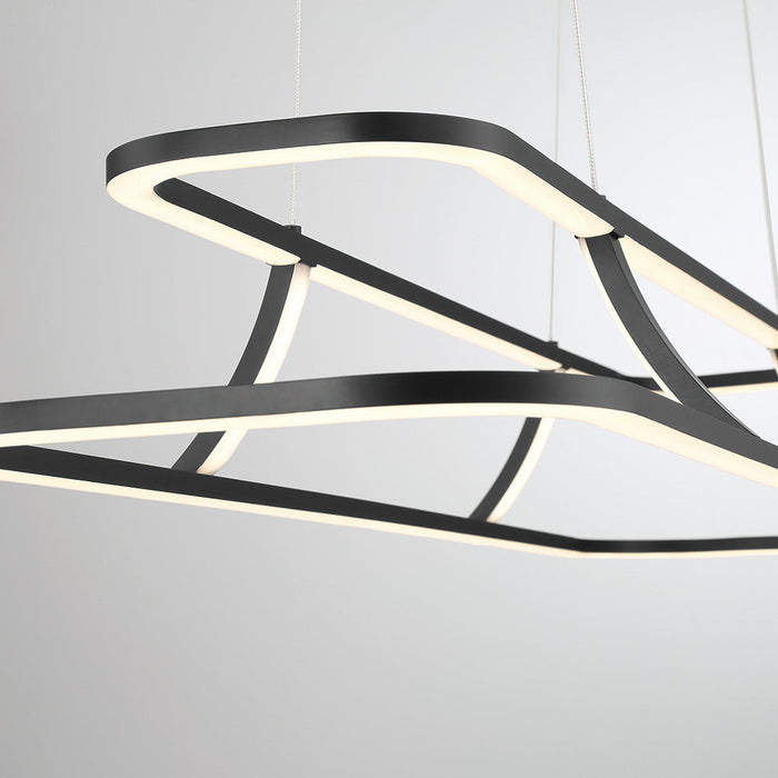 Cadoux LED Linear Pendant Light in Detail.