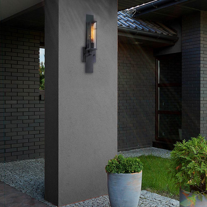 Muller Outdoor Wall Light in Outside Area. 