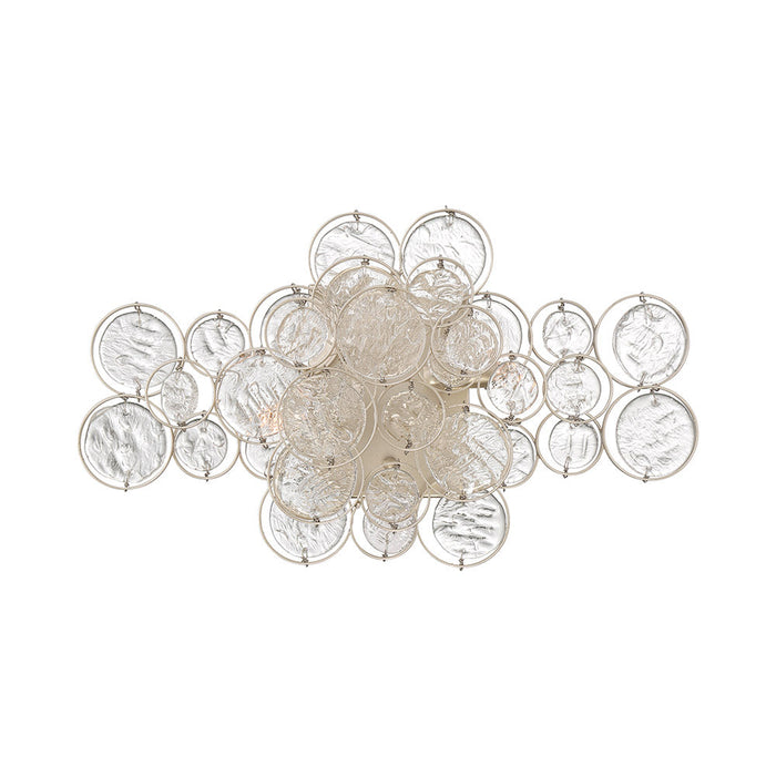 Trento Vanity Wall Light in Champagne Silver.