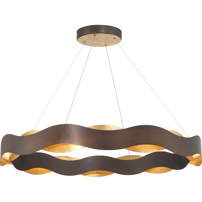 Vaughan LED Chandelier in Bronze/Gold(Extra Large).
