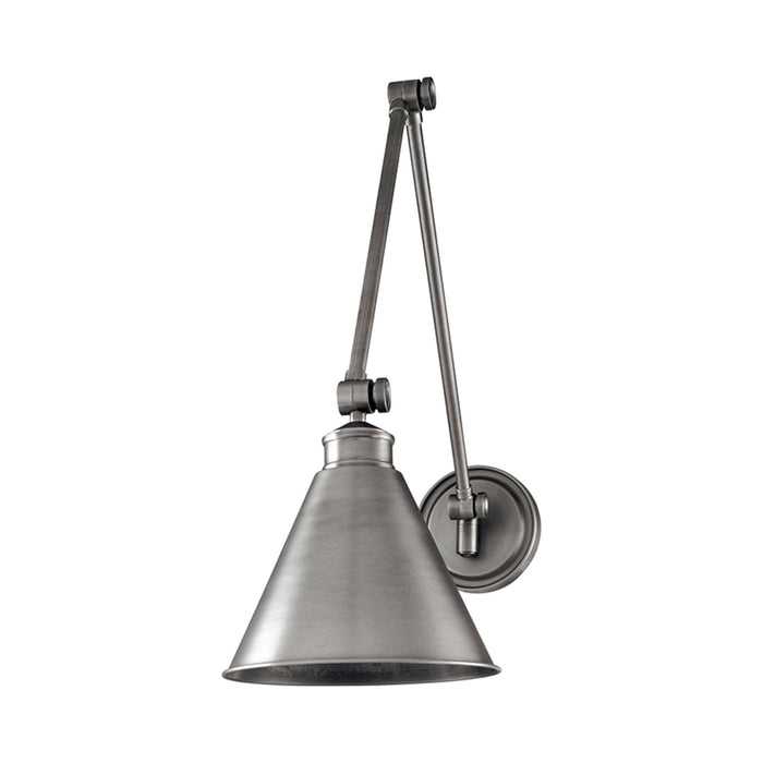 Exeter Wall Light in Antique Nickel.